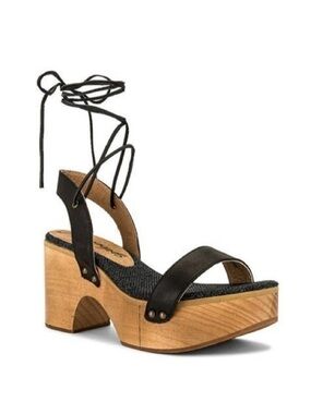 Free People Aurora Clogs Platform Sandals Size EU 40 US 9.5-10 Boho Festival